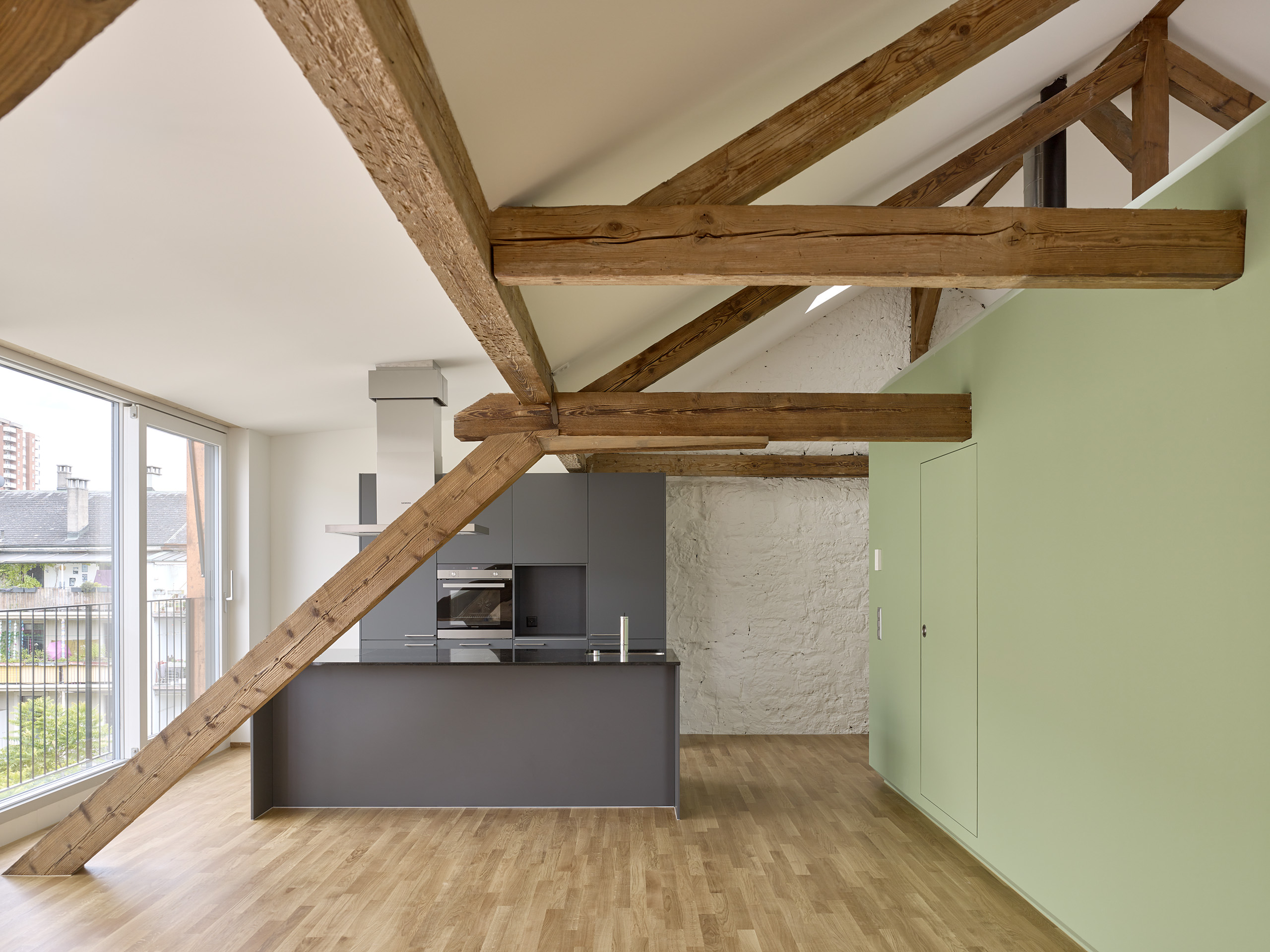 Dachausbau Klybeckstrasse, Basel